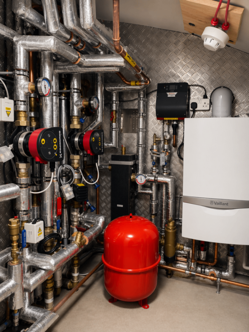Vaillant Boiler Installation with Grundfos Pumps
