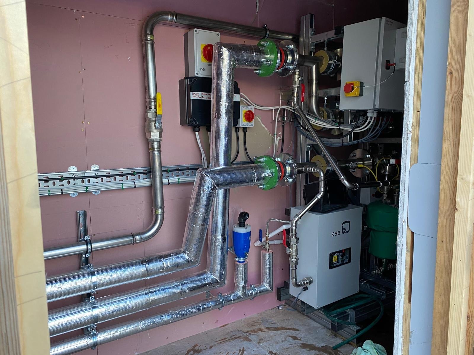Plant Room Installation with KSB Equipment